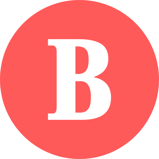 buchstabe b Generic color fill icon