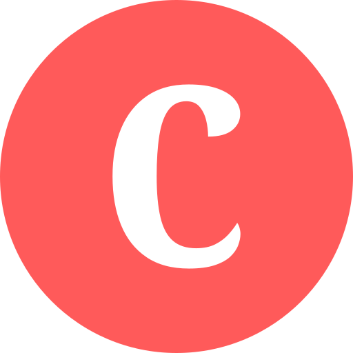 buchstabe c Generic color fill icon