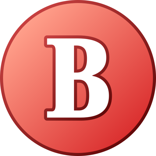 文字b Generic gradient lineal-color icon