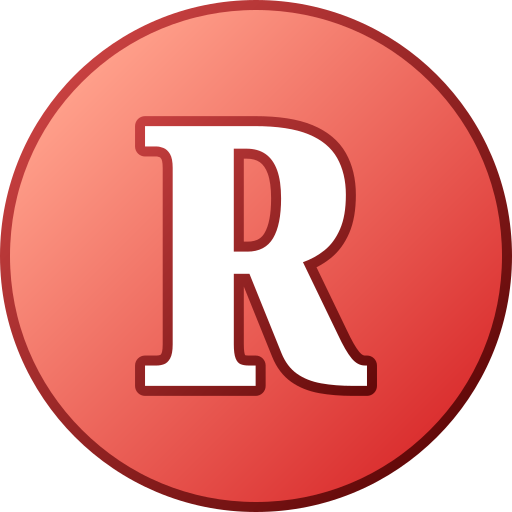 letra r Generic gradient lineal-color icono