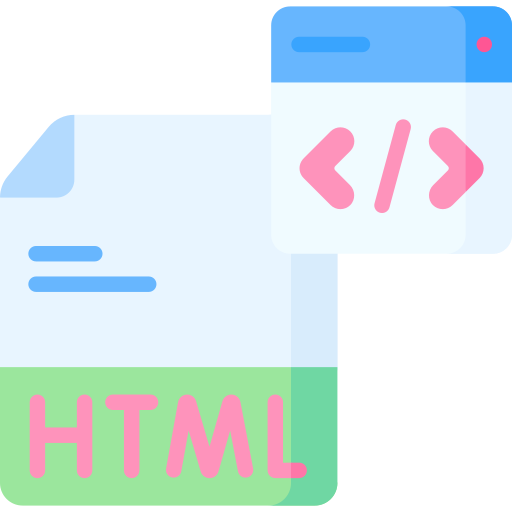 html Special Flat Icône