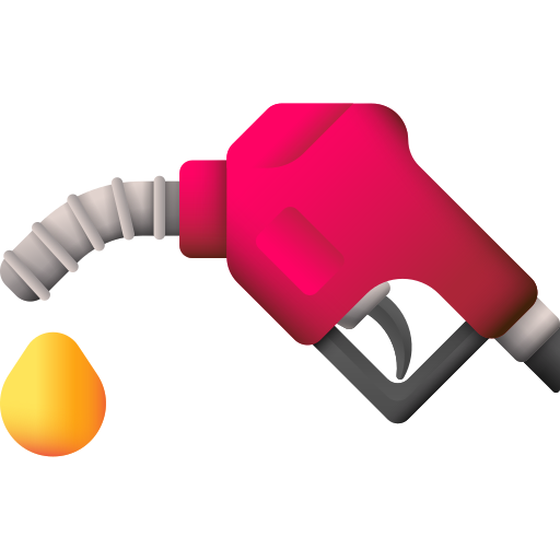 carburante 3D Color icona