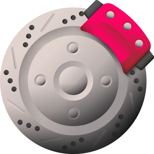 Disc brake 3D Color icon