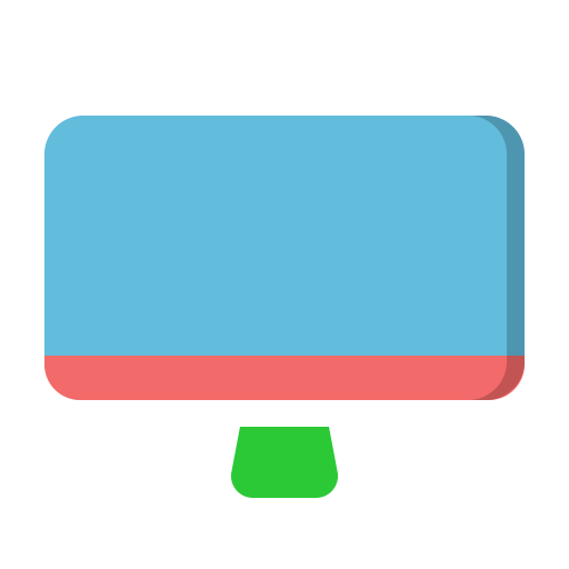 un service en ligne Generic color fill Icône