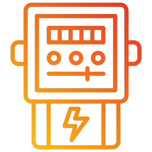 elektriciteits meter Generic gradient outline icoon