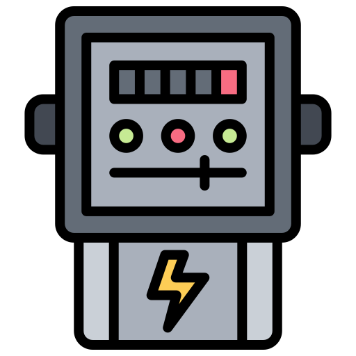 Электрический счетчик Generic color lineal-color иконка