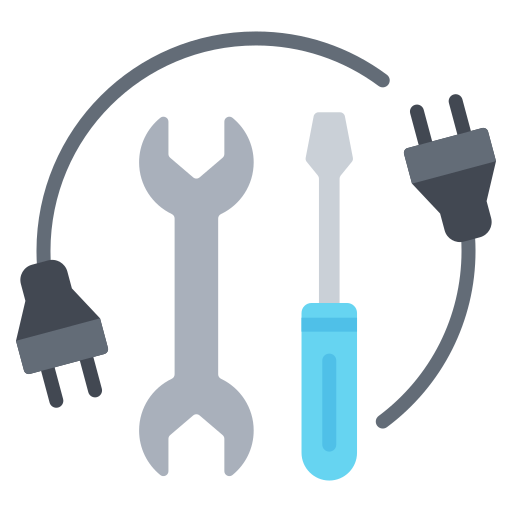 Electrical service Generic color fill icon