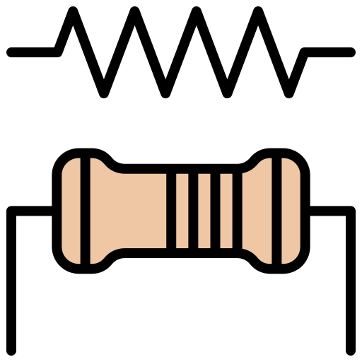 Resistor Generic color lineal-color icon