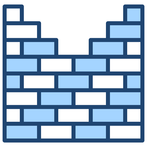 Bricks Generic color lineal-color icon
