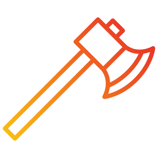 Axe Generic gradient outline icon