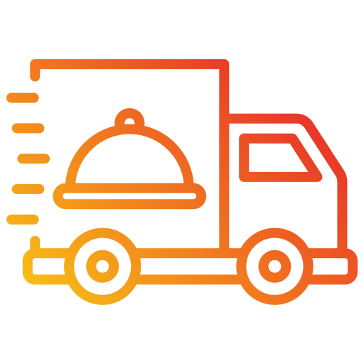 Food delivery Generic gradient outline icon