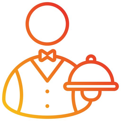 usługi gastronomiczne Generic gradient outline ikona