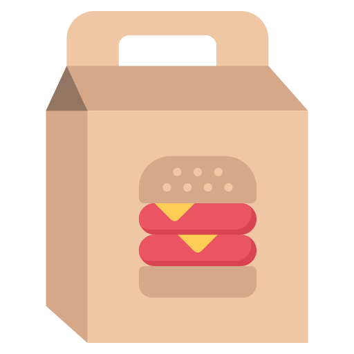 Пищевой пакет Generic color fill иконка