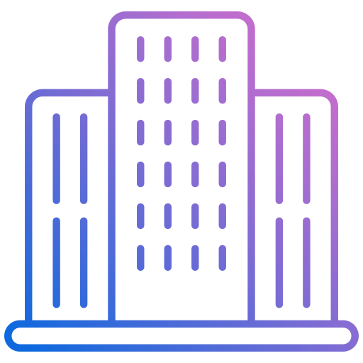 Modern building Generic gradient outline icon