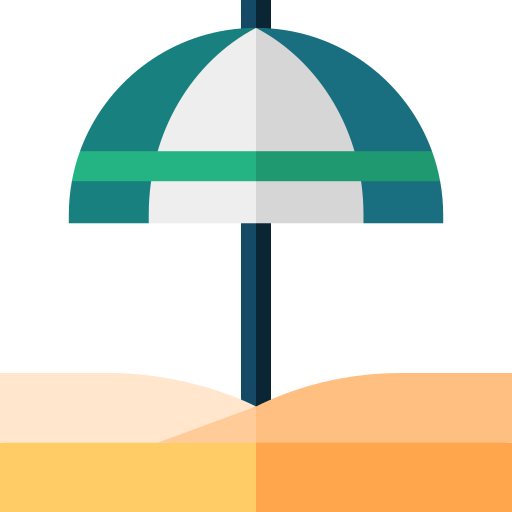 パラソル Basic Straight Flat icon