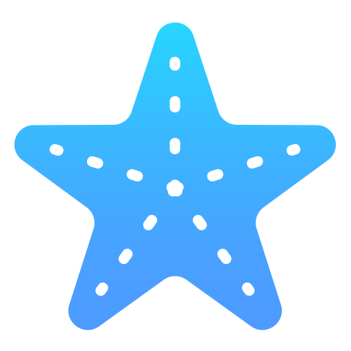 морская звезда Generic gradient fill иконка