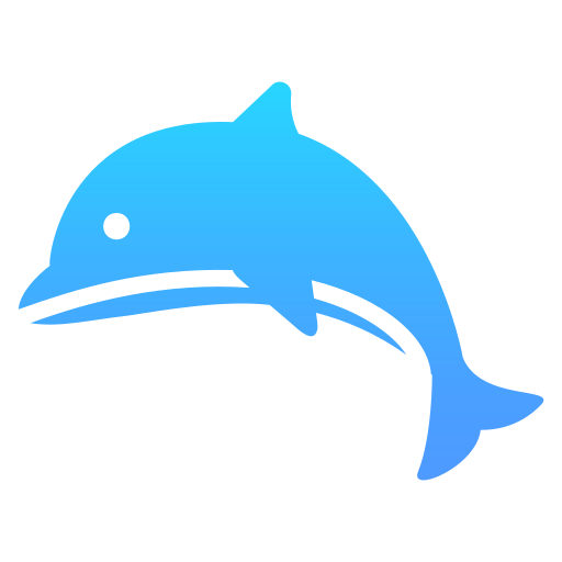 delfín Generic gradient fill icono