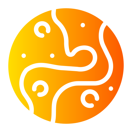 冥王星 Generic gradient fill icon