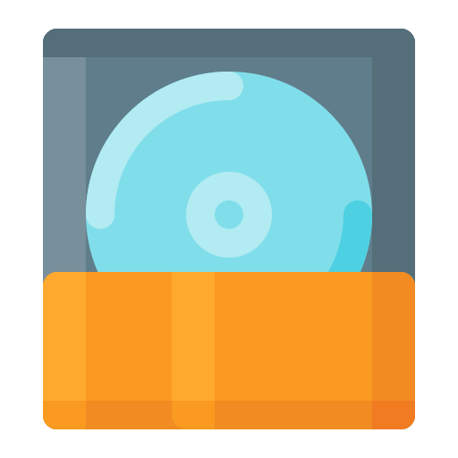 ディスクドライブ Generic color fill icon