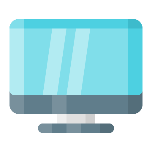 Monitor Generic color fill icon