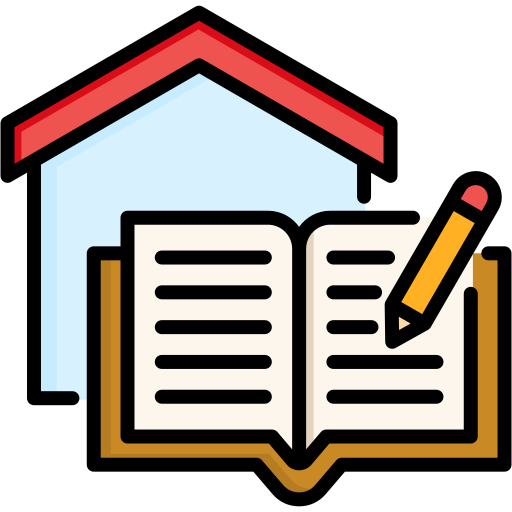 Homework Generic color lineal-color icon