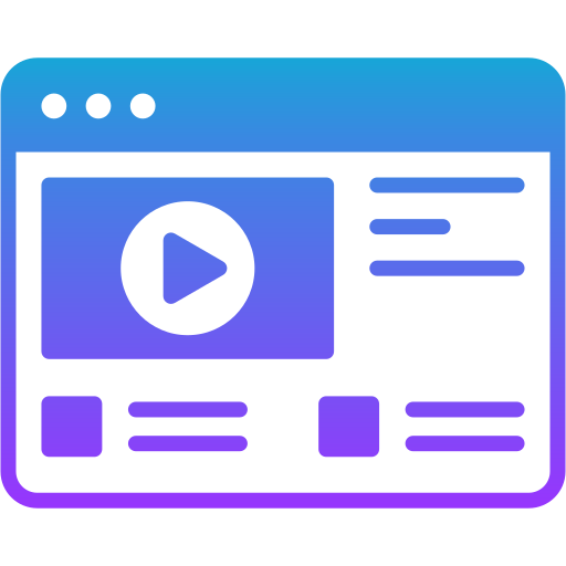 videolektion Generic gradient fill icon