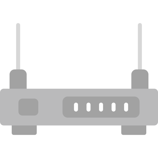 router de wifi Generic color fill icono