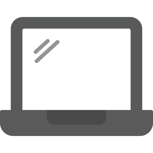 computadora portátil Generic color fill icono