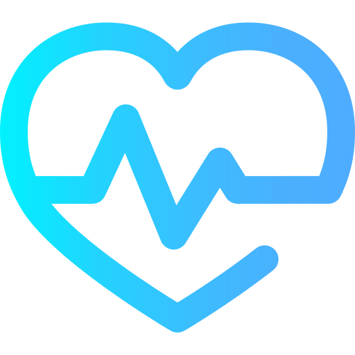 Heartbeat Super Basic Omission Gradient icon