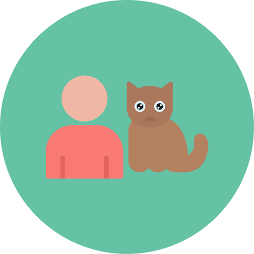 Play with pet Generic color fill icon