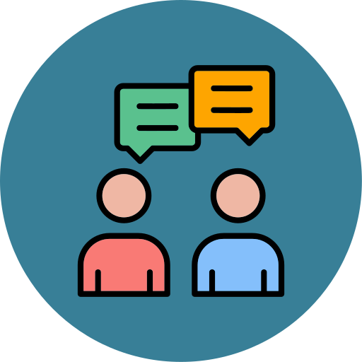 Group chat Generic color lineal-color icon