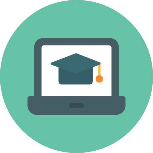 Online education Generic color fill icon