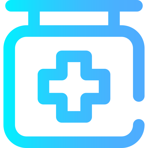 Pharmacy Super Basic Omission Gradient icon