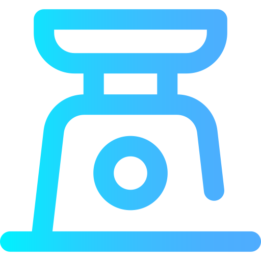 Weight scale Super Basic Omission Gradient icon