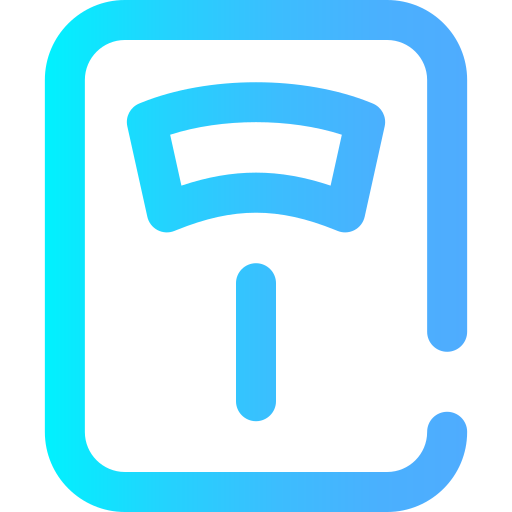 Weigh scale Super Basic Omission Gradient icon