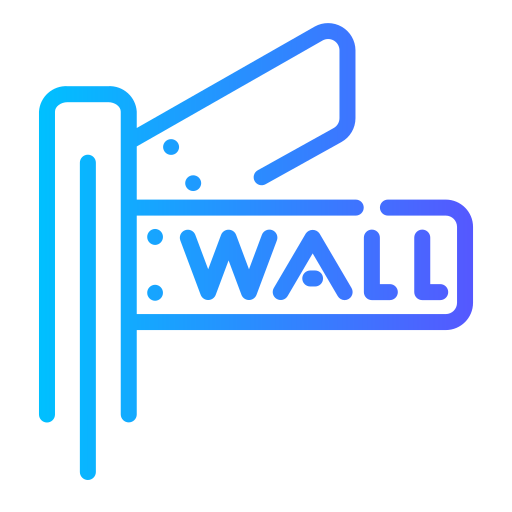 wall street Generic gradient outline icona