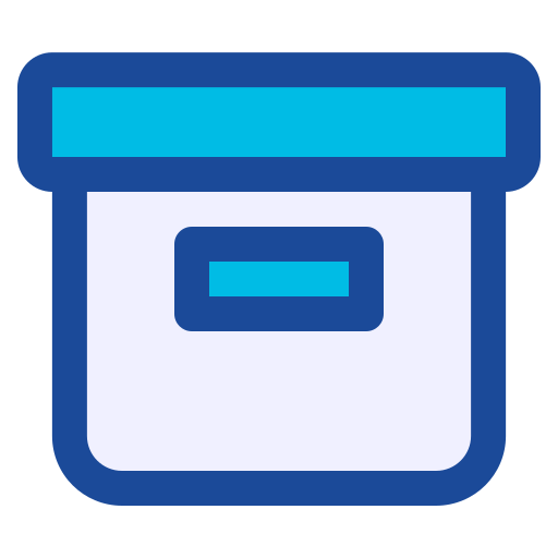 Коробка для хранения Generic color lineal-color иконка