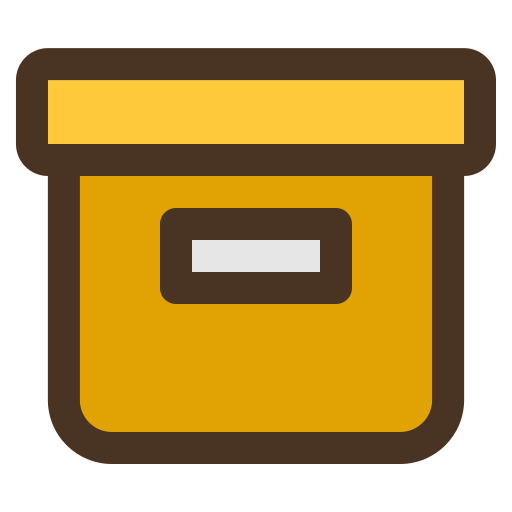 Коробка для хранения Generic color lineal-color иконка
