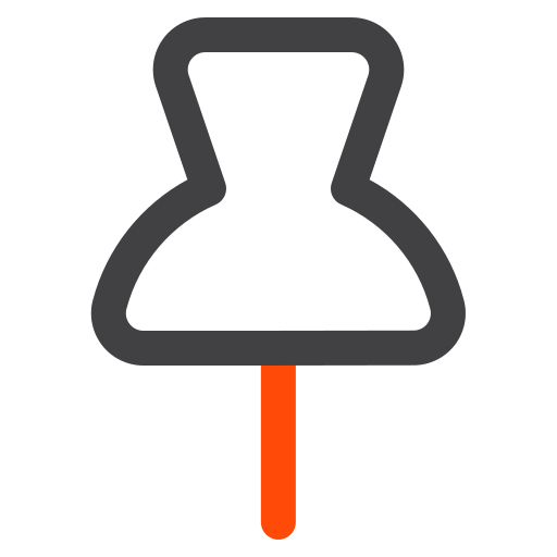 Push pin Generic color outline icon