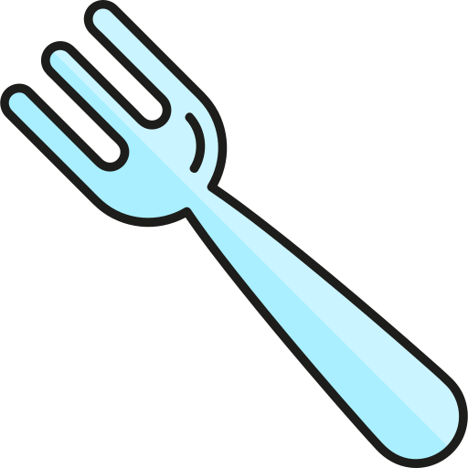 fourchette Generic color lineal-color Icône