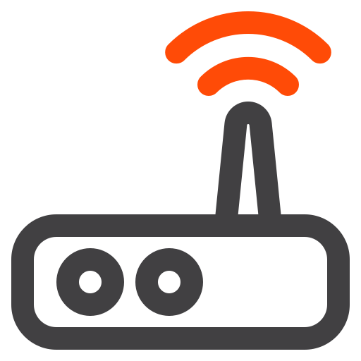 Router Generic color outline icon