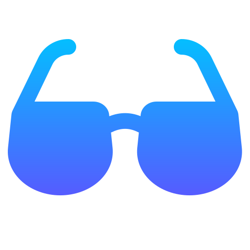 Eyeglasses Generic gradient fill icon