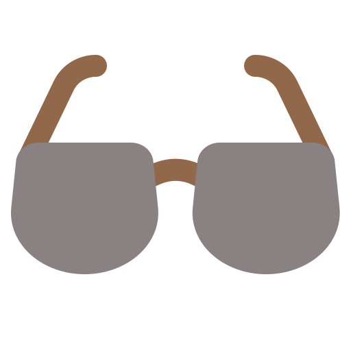 lunettes Generic color fill Icône
