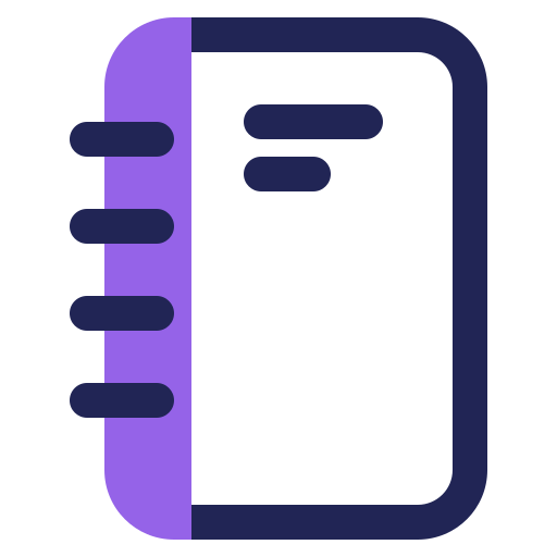 Address book Generic color lineal-color icon