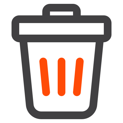 spazzatura Generic color outline icona