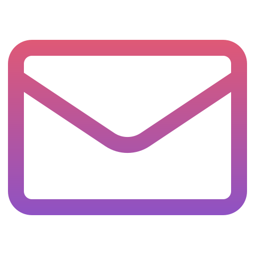 mail Generic gradient outline icoon