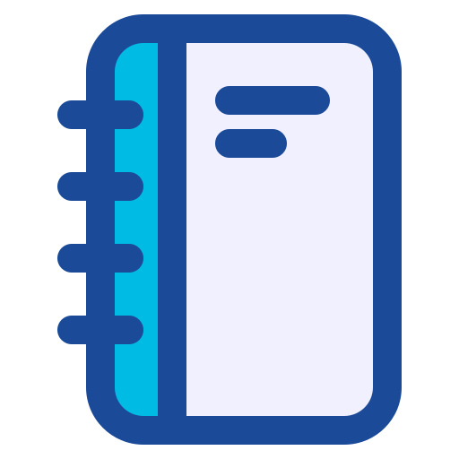 adressbuch Generic color lineal-color icon