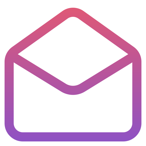 e-mail öffnen Generic gradient outline icon