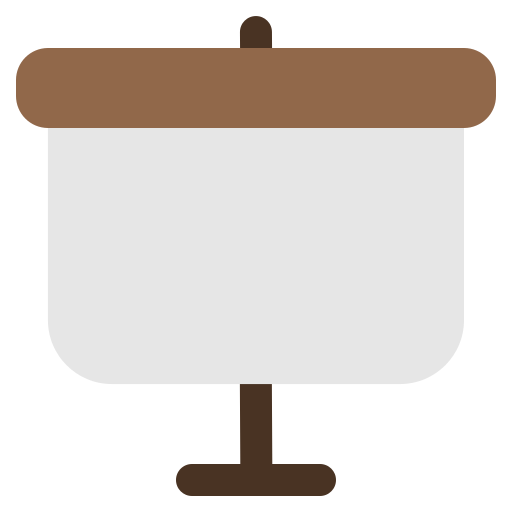 tablica prezentacyjna Generic color fill ikona