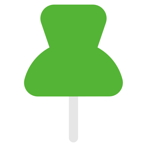プッシュピン Generic color fill icon